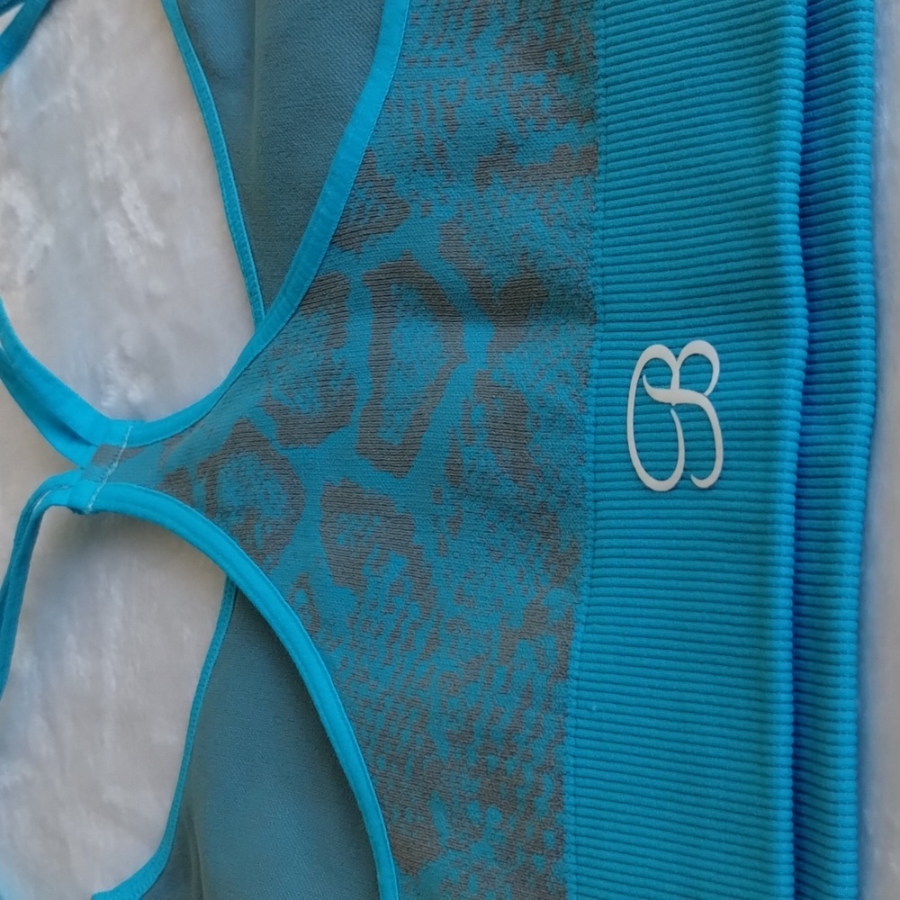 Bombshell NWOT Snakeskin Seamless Blue Grey L/XL - Picture 9 of 13